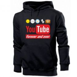 Мужское худи Forever and ever emoji's life youtube - PrintSalon