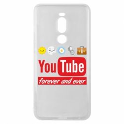 Чехол для Meizu Note 8 Forever and ever emoji's life youtube - PrintSalon