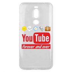 Чехол для Meizu X8 Forever and ever emoji's life youtube - PrintSalon