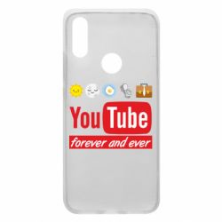 Чехол для Xiaomi Redmi 7 Forever and ever emoji's life youtube - PrintSalon