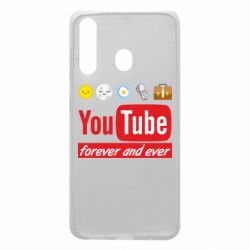 Чехол для Samsung A60 Forever and ever emoji's life youtube - PrintSalon