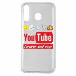Чехол для Samsung M30 Forever and ever emoji's life youtube - PrintSalon