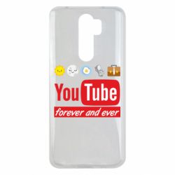 Чехол для Xiaomi Redmi Note 8 Pro Forever and ever emoji's life youtube - PrintSalon
