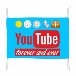 Флаг Forever and ever emoji's life youtube - PrintSalon