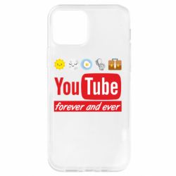 Чехол для iPhone 12 Pro Forever and ever emoji's life youtube - PrintSalon