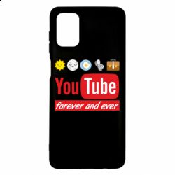 Чехол для Samsung M51 Forever and ever emoji's life youtube - PrintSalon