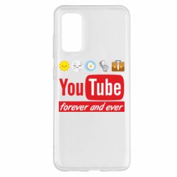 Чехол для Samsung S20 Forever and ever emoji's life youtube - PrintSalon