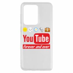 Чехол для Samsung S20 Ultra Forever and ever emoji's life youtube - PrintSalon