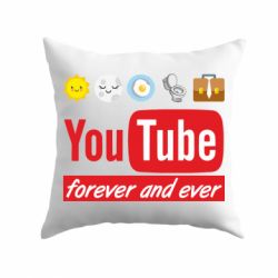 Подушка Forever and ever emoji's life youtube - PrintSalon