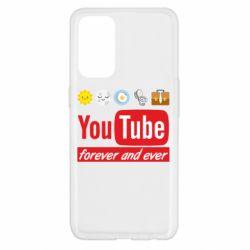 Чехол для Oppo Reno 5 4G Forever and ever emoji's life youtube - PrintSalon