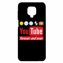 Чехол для Xiaomi Redmi Note 9S/9Pro/9Pro Max Forever and ever emoji's life youtube - PrintSalon