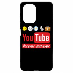 Чехол для Xiaomi Poco F3/K40 Forever and ever emoji's life youtube - PrintSalon