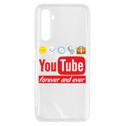 Чехол для Realme 6 Forever and ever emoji's life youtube - PrintSalon