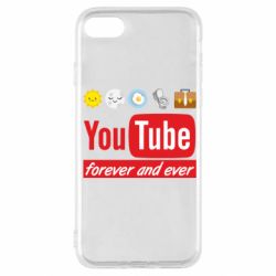 Чехол для iPhone SE 2022 Forever and ever emoji's life youtube - PrintSalon