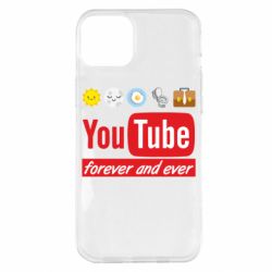 Чехол для iPhone 14 Plus Forever and ever emoji's life youtube - PrintSalon