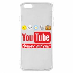 Чехол для iPhone 6 Plus/6S Plus Forever and ever emoji's life youtube - PrintSalon