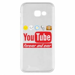 Чехол для Samsung A5 2017 Forever and ever emoji's life youtube - PrintSalon