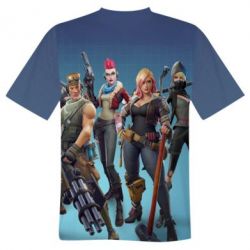 Мужская футболка 3D Fortnite characters - PrintSalon