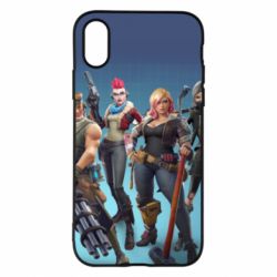 Чехол для iPhone X/Xs Fortnite characters - PrintSalon