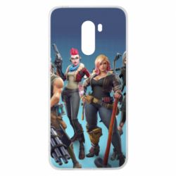 Чехол для Xiaomi Pocophone F1 Fortnite characters - PrintSalon