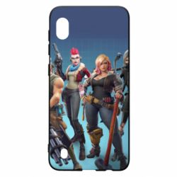 Чехол для Samsung A10 Fortnite characters - PrintSalon