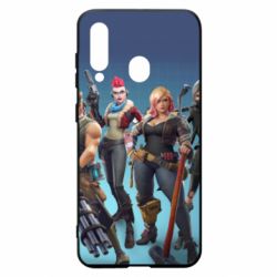 Чехол для Samsung A60 Fortnite characters - PrintSalon
