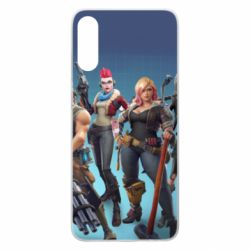 Чехол для Samsung A70 Fortnite characters - PrintSalon
