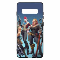 Чехол для Samsung S10+ Fortnite characters - PrintSalon