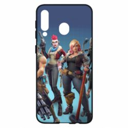 Чехол для Samsung M30 Fortnite characters - PrintSalon