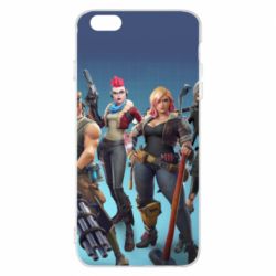 Чехол для iPhone 6 Plus/6S Plus Fortnite characters - PrintSalon