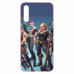 Чехол для Samsung A50 Fortnite characters - PrintSalon