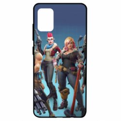 Чехол для Samsung A51 Fortnite characters - PrintSalon