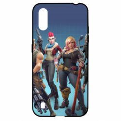 Чехол для Samsung A01/M01 Fortnite characters