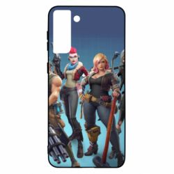 Чехол для Samsung S21 Ultra Fortnite characters - PrintSalon