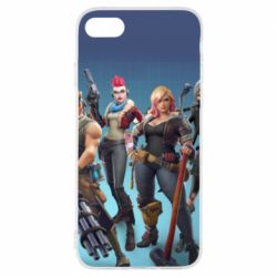 Чехол для iPhone 8 Fortnite characters