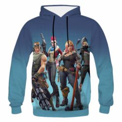 Мужское 3D худи Fortnite characters - PrintSalon
