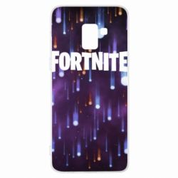 Чехол для Samsung A8+ 2018 Fortnite color drops - PrintSalon