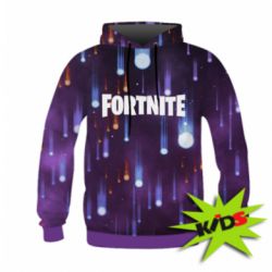 Детское 3D худи Fortnite color drops - PrintSalon