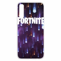 Чехол для Samsung A50 Fortnite color drops - PrintSalon