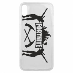 Чехол для iPhone Xs Max Fortnite dancing logo - PrintSalon