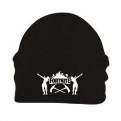 Шапка флисовая Fortnite dancing logo - PrintSalon