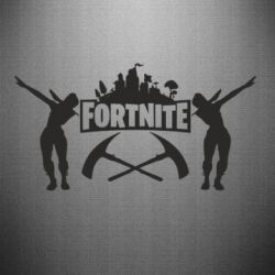 Наклейка Fortnite dancing logo - PrintSalon