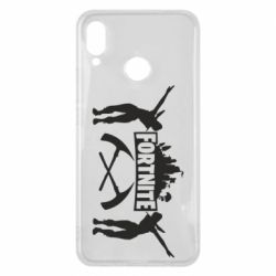 Чехол для Huawei P Smart Plus 2018 Fortnite dancing logo - PrintSalon