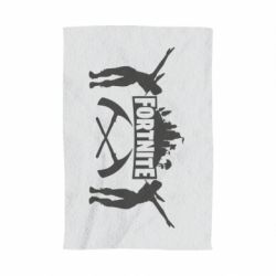 Полотенце с принтом Fortnite dancing logo - PrintSalon