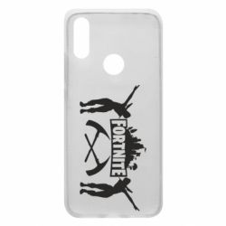 Чехол для Xiaomi Redmi 7 Fortnite dancing logo - PrintSalon