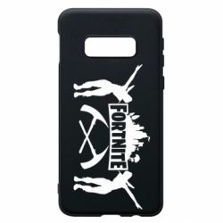 Чехол для Samsung S10e Fortnite dancing logo - PrintSalon