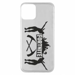 Чехол для iPhone 11 Fortnite dancing logo - PrintSalon