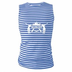 Майка-тельняшка Fortnite dancing logo - PrintSalon