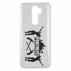 Чехол для Xiaomi Redmi Note 8 Pro Fortnite dancing logo - PrintSalon