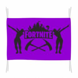 Флаг Fortnite dancing logo - PrintSalon